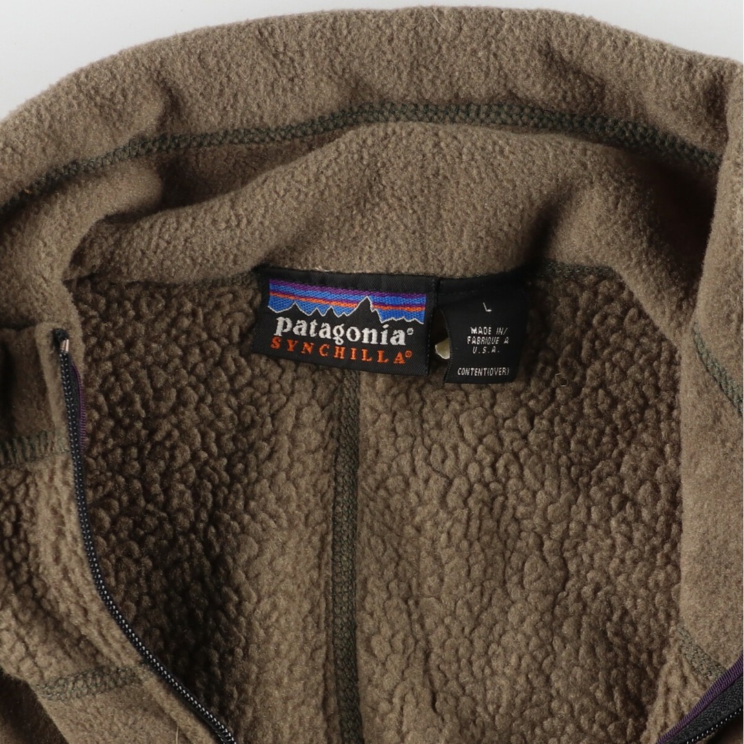 USA　Patagonia　SYNCILLA　ハーフジップフリース　Mサイズ