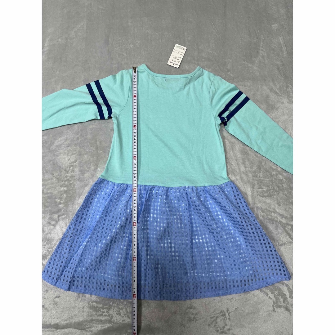 ワンピース 150cm 切替えワンピース ドッキングワンピース キッズ/ベビー/マタニティのキッズ服女の子用(90cm~)(ワンピース)の商品写真