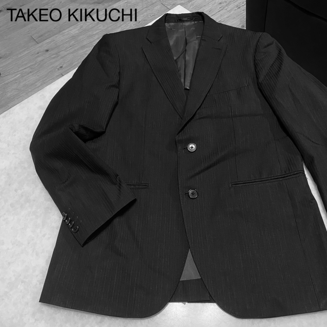 スーツセットアップ TAKEO KIKUCHI サイズ3 ブラック B ♡150