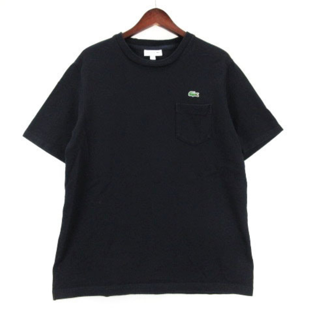 ラコステ LACOSTE コットンピケ Tシャツ 半袖 5 ネイビー | フリマアプリ ラクマ