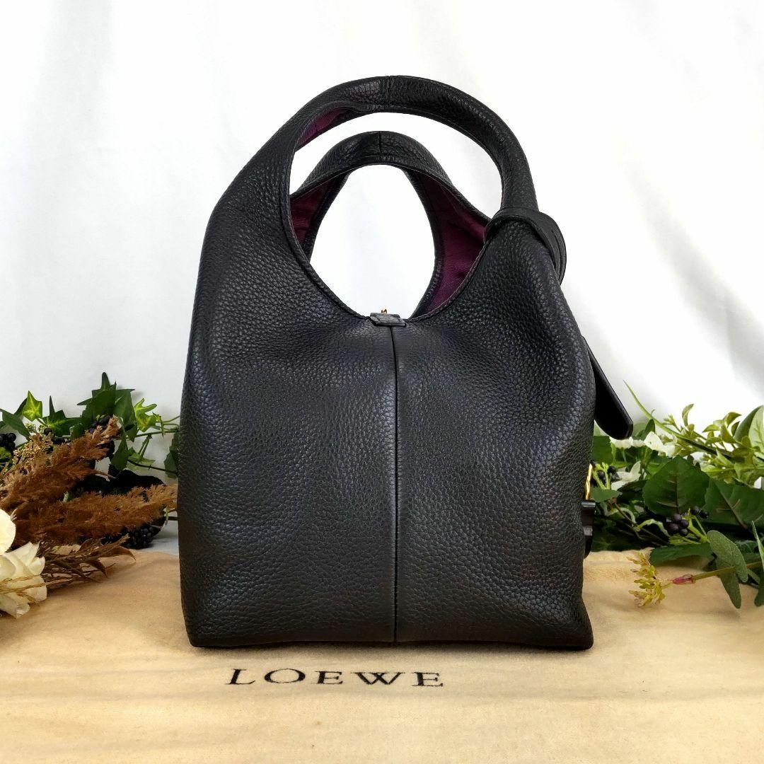 LOEWE(ロエベ)の★クリーニング済み★ロエベ カリエPM ブラック ハンドバッグ レディースのバッグ(ハンドバッグ)の商品写真