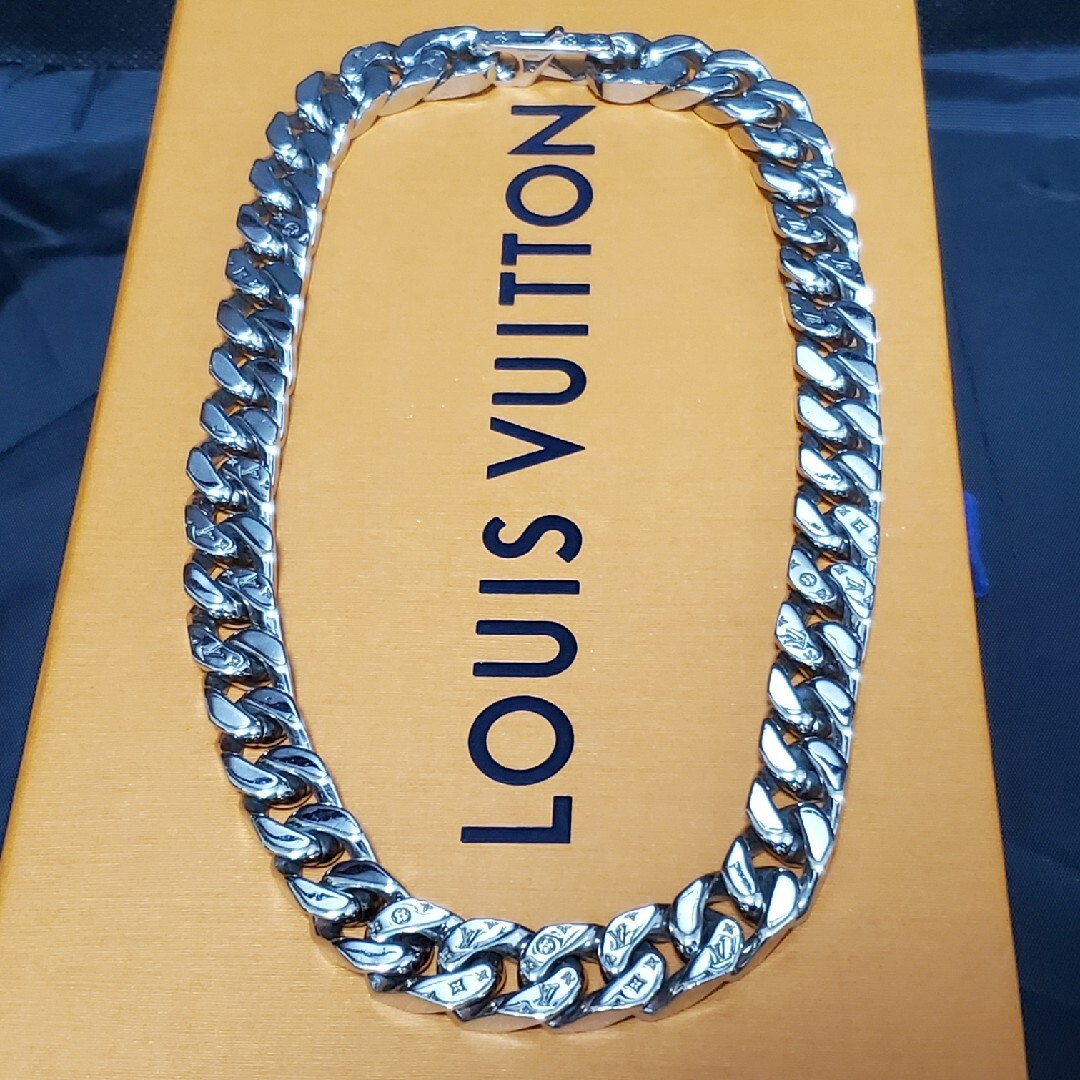 LouisVuitton コリエ・LVチェーンリンクス モノグラムネックレス M 4