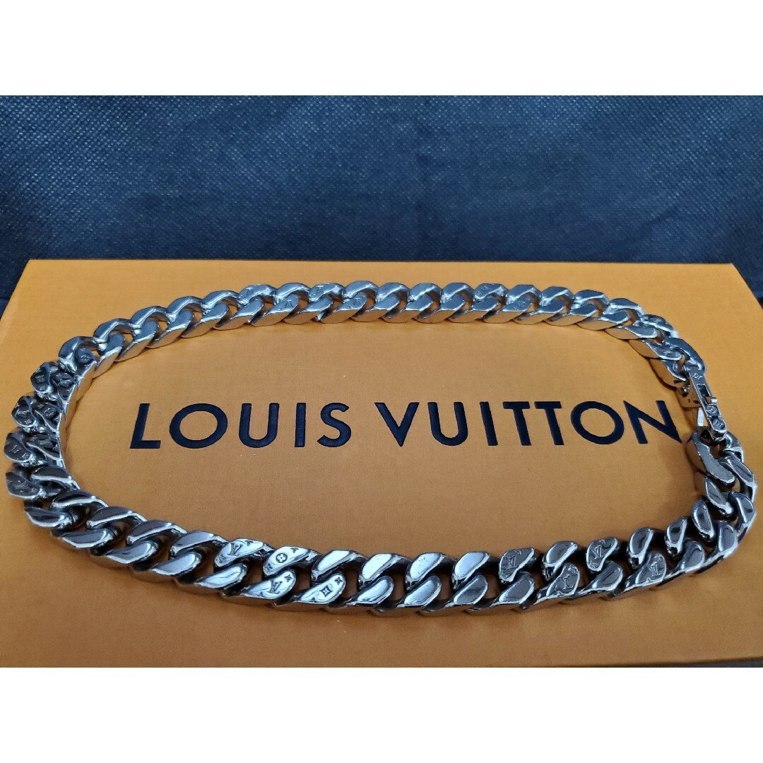 LouisVuitton コリエ・LVチェーンリンクス モノグラムネックレス M 5