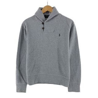 ラルフローレン(Ralph Lauren)の古着 ラルフローレン Ralph Lauren POLO RALPH LAUREN ショールカラー スウェットシャツ トレーナー メンズS /eaa369398(スウェット)