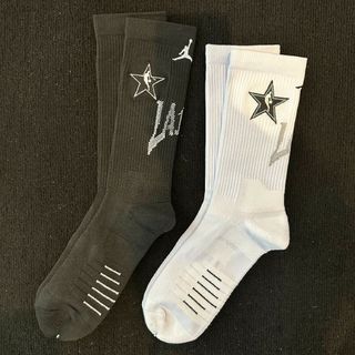 ジョーダン(Jordan Brand（NIKE）)のNIKE NBA　CREW SOCKS オールスター バスケット　ソックス　二足(ソックス)