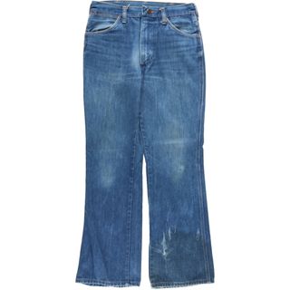 ラングラー(Wrangler)の古着 80年代 ラングラー Wrangler ブーツカットデニムパンツ USA製 メンズw30 ヴィンテージ /eaa369266(デニム/ジーンズ)