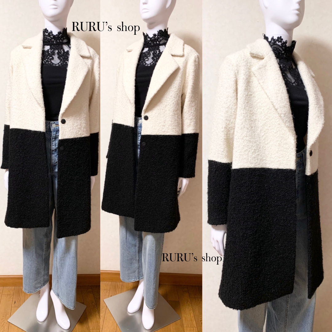 Alice+Olivia - 新品 alice+olivia プードルウール バイカラー