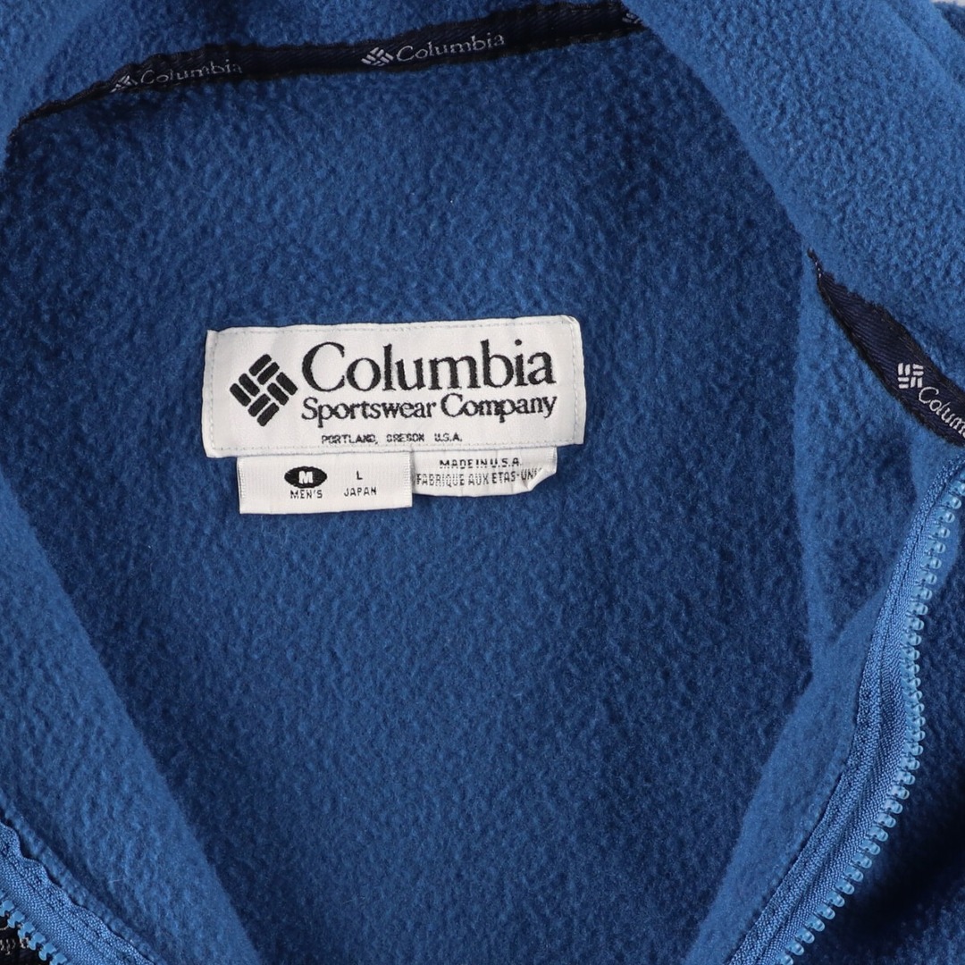 Columbia(コロンビア)の古着 90年代 コロンビア Columbia フリースベスト USA製 メンズM ヴィンテージ /eaa370556 メンズのトップス(ベスト)の商品写真