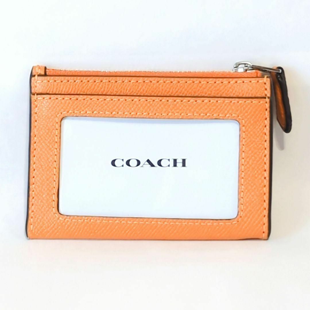 COACH(コーチ)の❤新品未使用❤COACH　コイン　カードケース　オレンジ レディースのファッション小物(名刺入れ/定期入れ)の商品写真