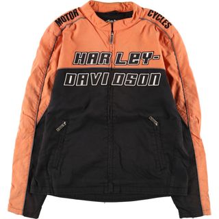 ハーレーダビッドソン(Harley Davidson)の古着 ハーレーダビッドソン Harley-Davidson レーシングジャケット メンズL /eaa370583(その他)