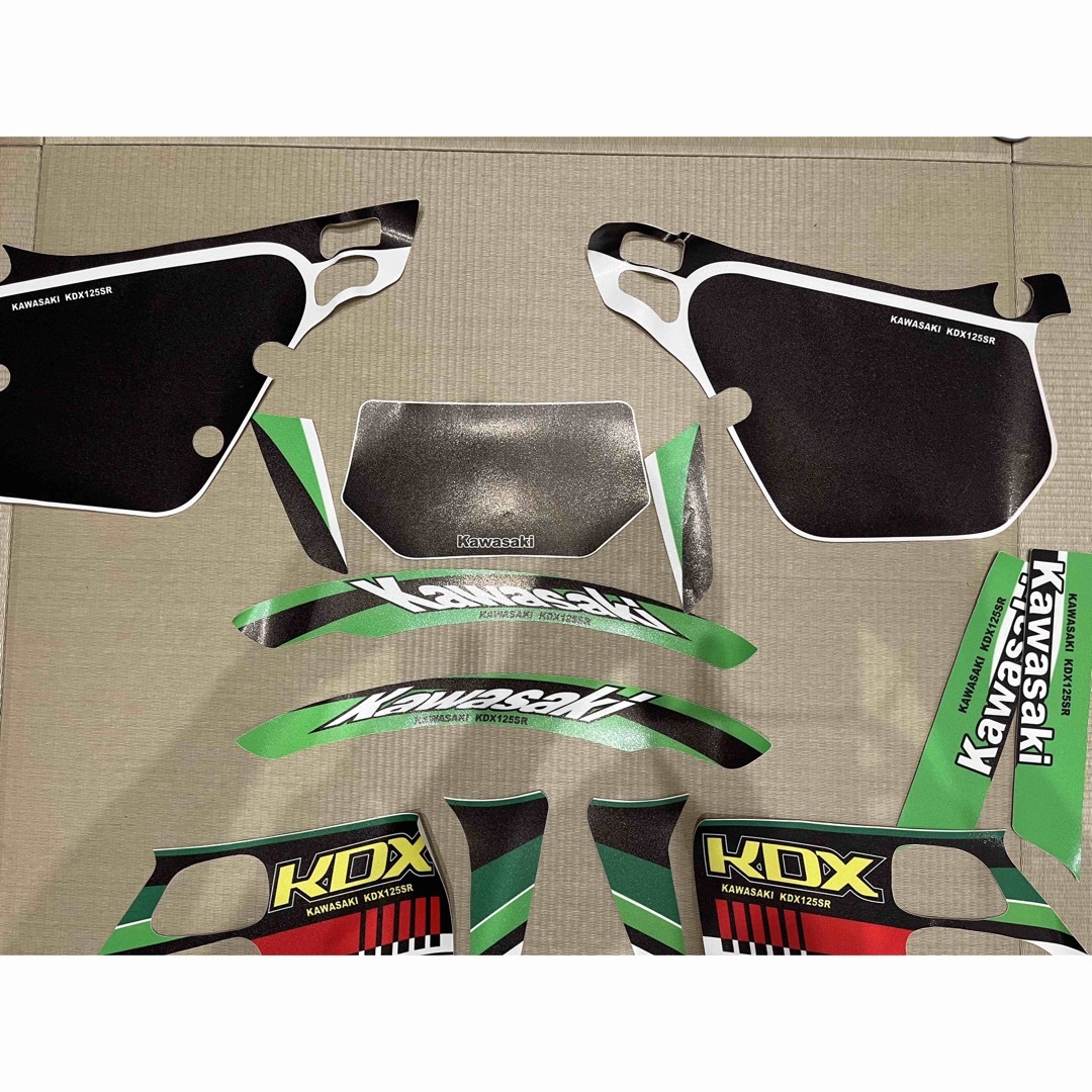 ⑲ KDX125SR サイドカバー サイドカウル KDX125 KDX ⑲ - カウル