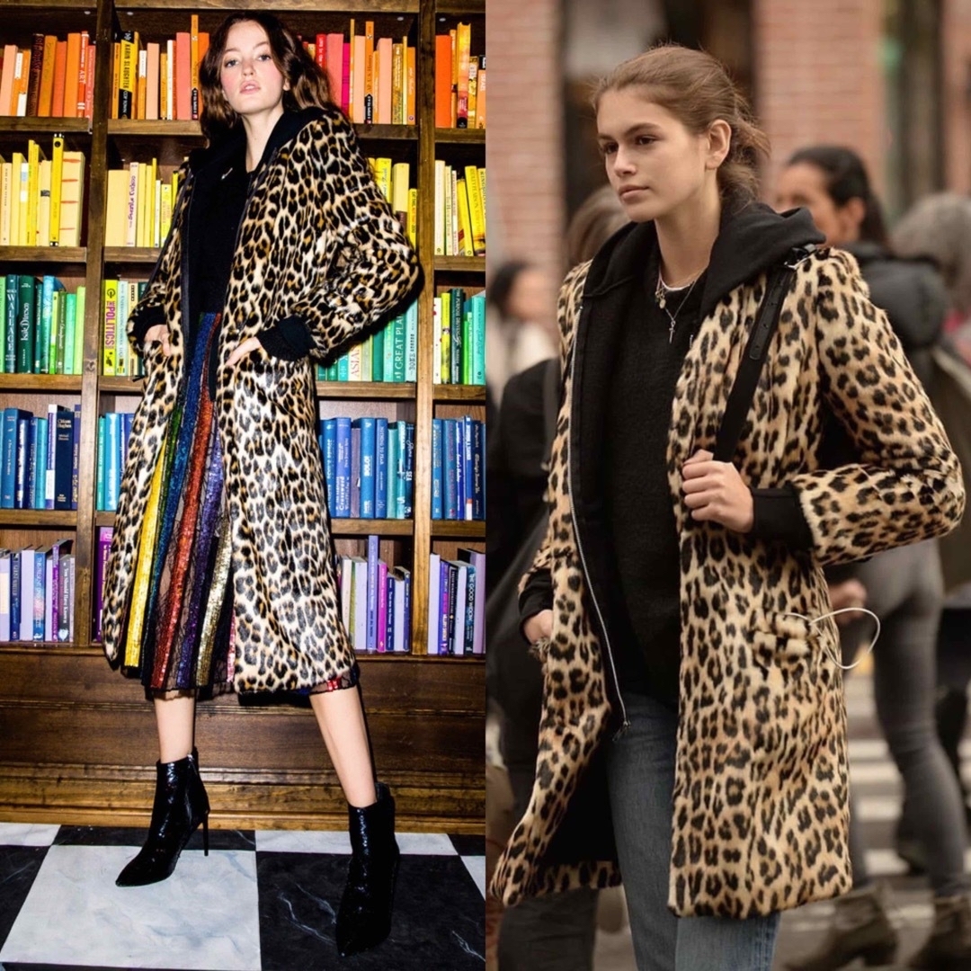 Alice+Olivia - 新品 alice+olivia 2way レオパード柄 フェイクファー