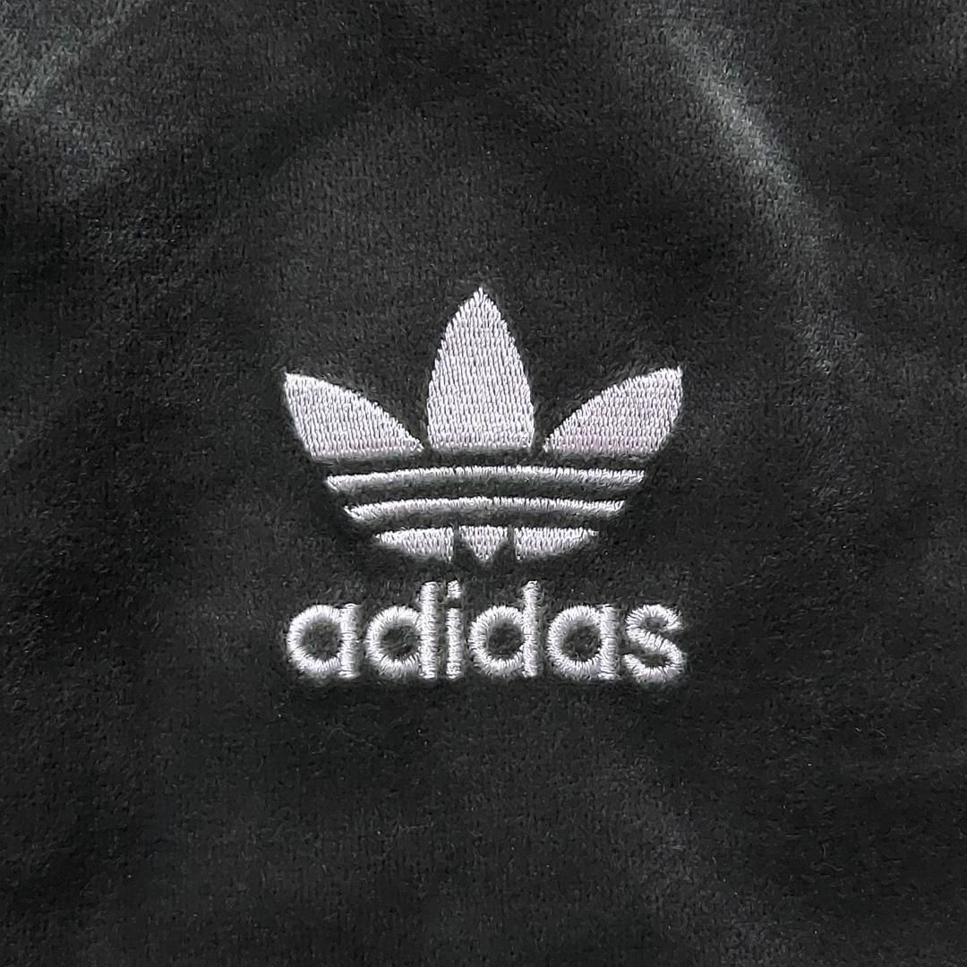 adidas - アディダス ベロア ロゴ刺繍 トラックジャケット ...