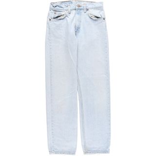 リーバイス(Levi's)の古着 リーバイス Levi's 505 REGULAR FIT STRAIGHT LEG オレンジタブ テーパードジーンズ デニムパンツ レディースL(w29) /eaa369267(デニム/ジーンズ)