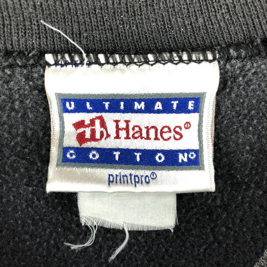 90年代 ヘインズ Hanes ULTIMATE COTTON プリントスウェットシャツ トレーナー メンズXL ヴィンテージ /eaa372254