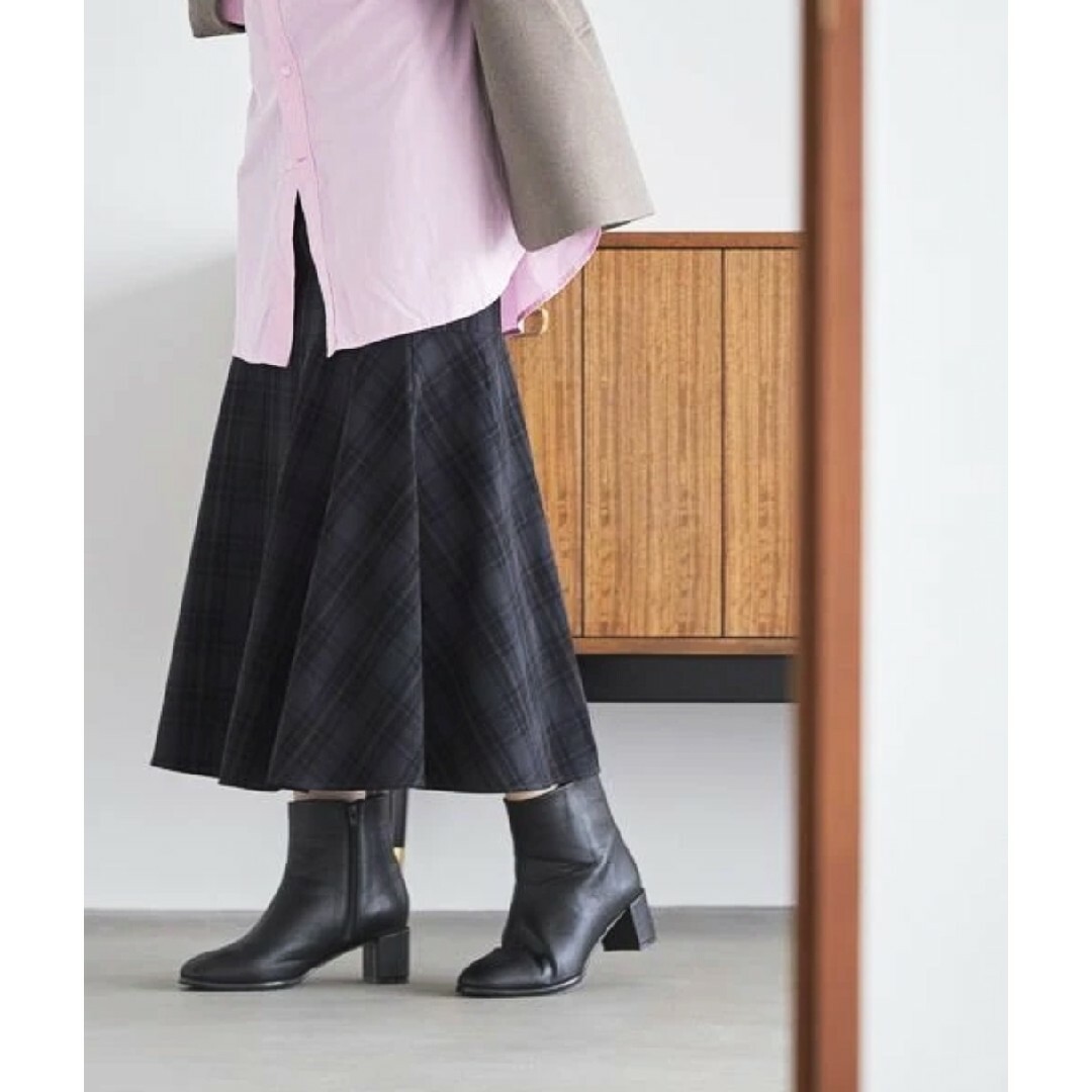 niko and...(ニコアンド)のタグ付き未使用品　ニコアンド マーメイドスカート ロング チェック Lサイズ レディースのスカート(ロングスカート)の商品写真