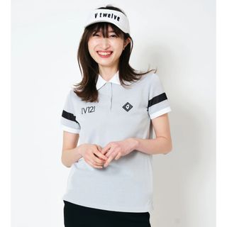 ヴィトゥエルヴ(V12)のv12 JACQUARD VERTICAL POLO(ウエア)