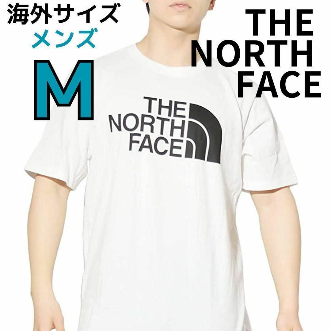 新品&タグ付き⚡【THE NORTH FACE】半袖　Tシャツ　白　M メンズのトップス(Tシャツ/カットソー(半袖/袖なし))の商品写真