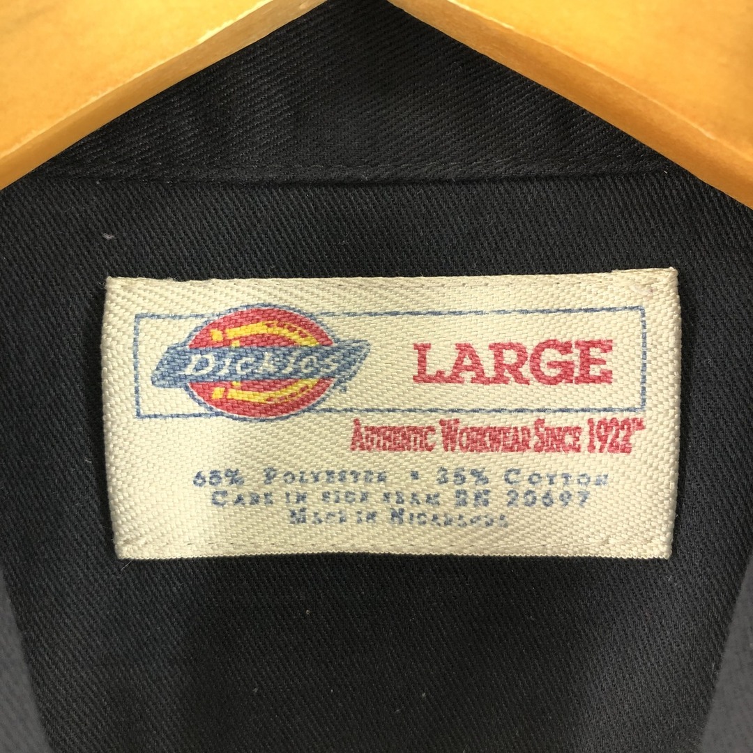 Dickies(ディッキーズ)の古着 ディッキーズ Dickies プリント 長袖 ワークシャツ メンズL /eaa372150 メンズのトップス(シャツ)の商品写真