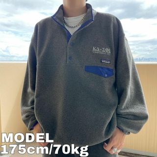 patagonia - パタゴニア スナップT フリース XL グレー パープル 紫 ...