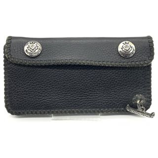 ガボール(Gabor)のGABOR Gaboratory ガボラトリー PLAIN BIKER'S WALLET プレーンバイカーウォレット トラッカー ブラック(長財布)