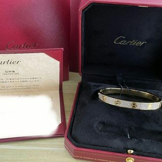 カルティエ Cartier ラブ ブレス #16 K18 WG ホワイトゴールド 750 新型 ブレスレット バングル VLP 90196670