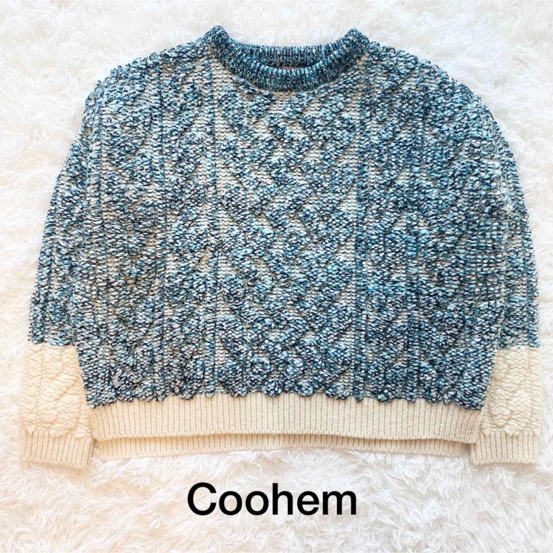 COOHEM   美品♡ コーヘン アランニットプルオーバー セーター 暖かい