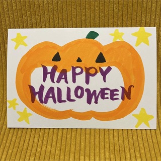 Halloween メッセージカード(アート/写真)