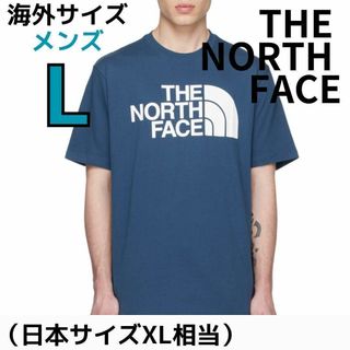 ザノースフェイス(THE NORTH FACE)の新品&タグ付き⚡【THE NORTH FACE】　半袖　Tシャツ　ブルー L(Tシャツ/カットソー(半袖/袖なし))