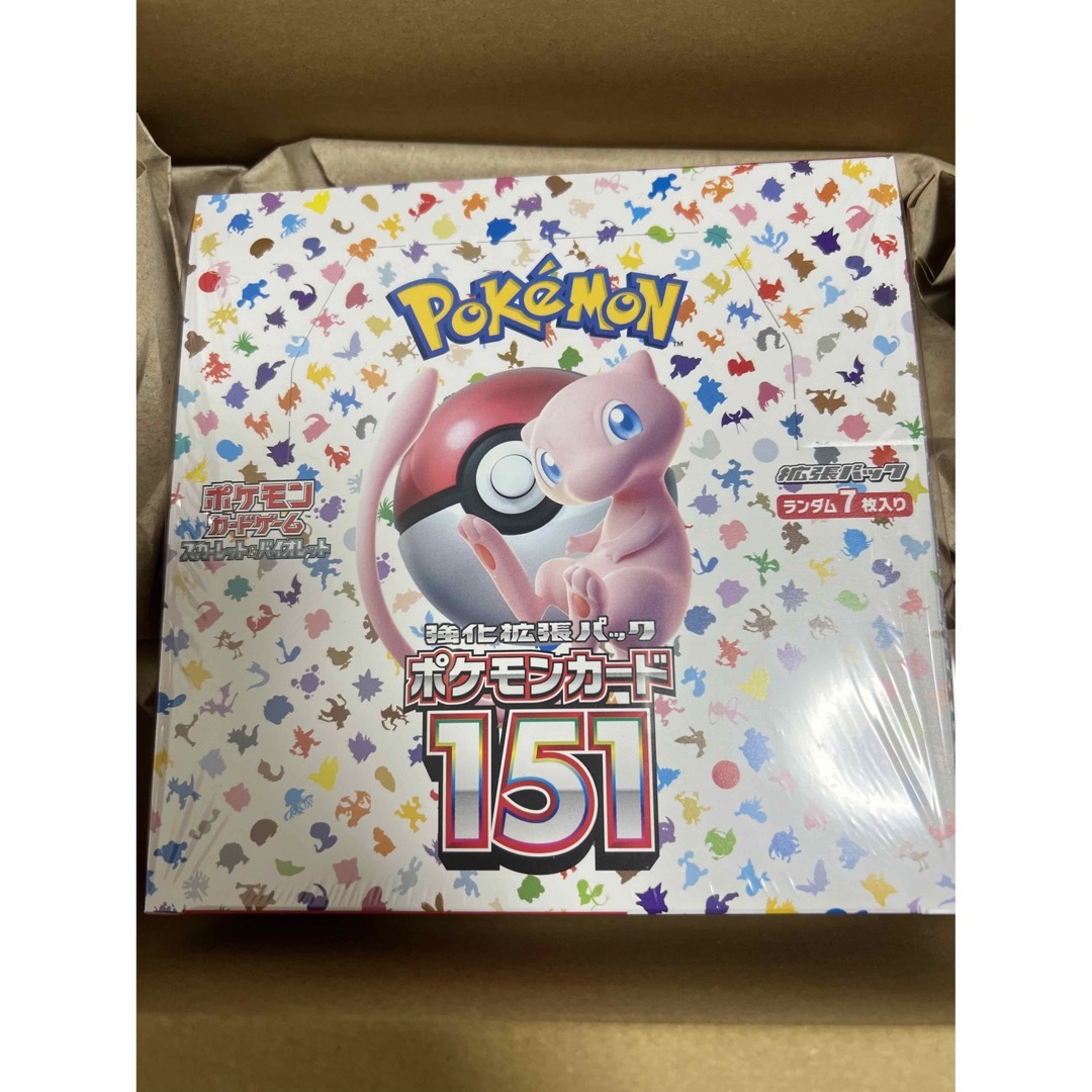 ポケモンカード151強化拡張パック シュリンク付きBOX ポケモンカード151強化拡張パック シュリンク付きBOX