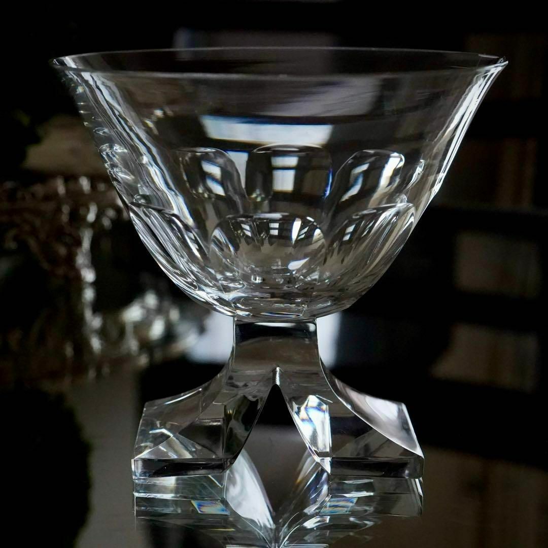 Baccarat(バカラ)の1935年製希少美品オールドバカラBaccaratサンチュベール★赤ワイングラス インテリア/住まい/日用品のキッチン/食器(グラス/カップ)の商品写真