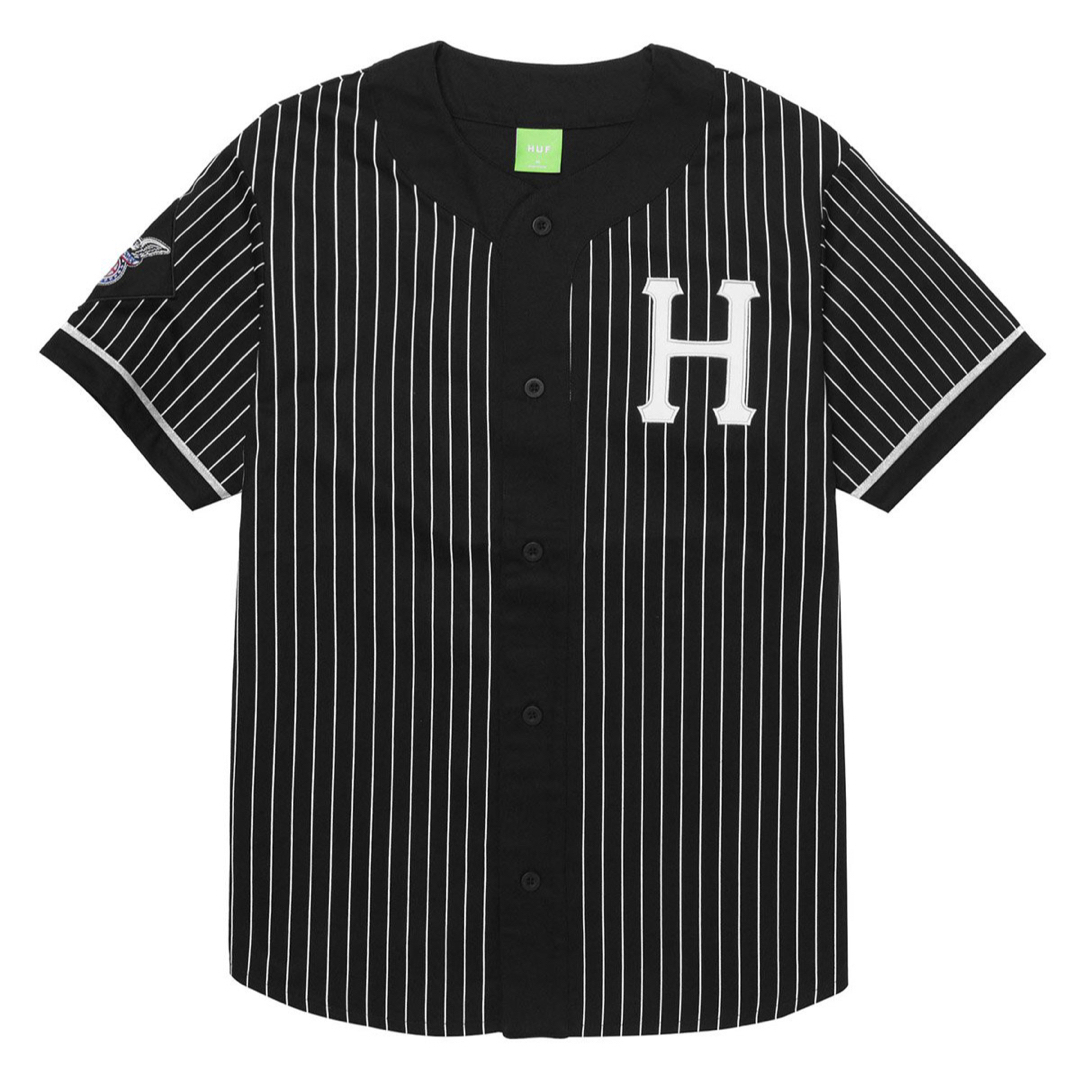 HUF - FOREVER BASEBALL JERSEY ハフ　スケートボード