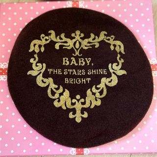 ベイビーザスターズシャインブライト(BABY,THE STARS SHINE BRIGHT)のBABY,THE STARS SHINE BRIGHT プリドロプリントベレー④(ハンチング/ベレー帽)