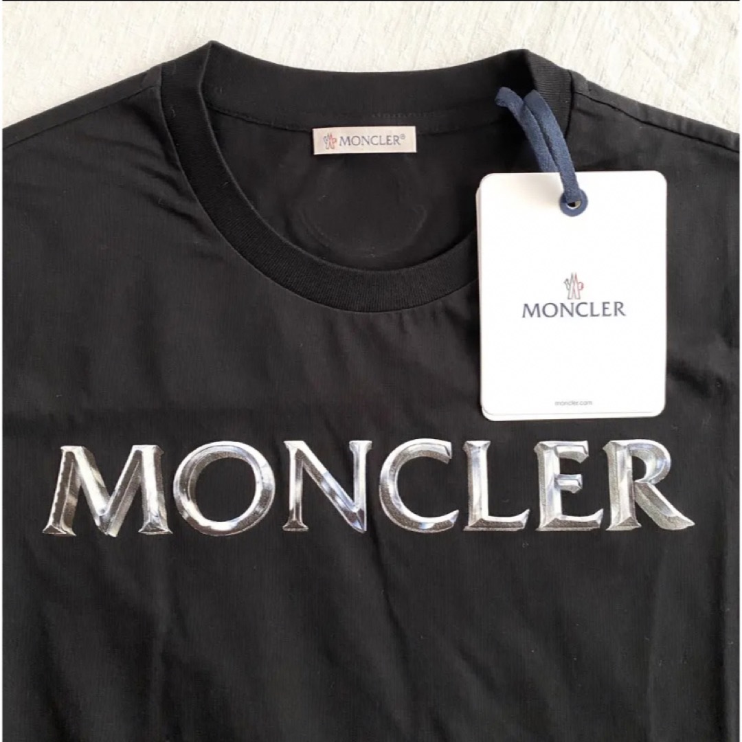 【美品】モンクレール Tシャツ 黒 XS レディース