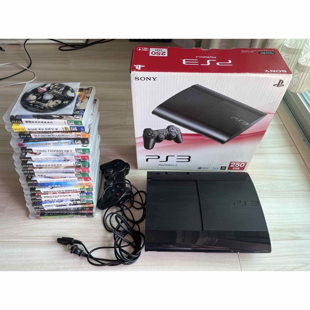 SONY PlayStation3  本体　ソフト24本　CECH-4000B