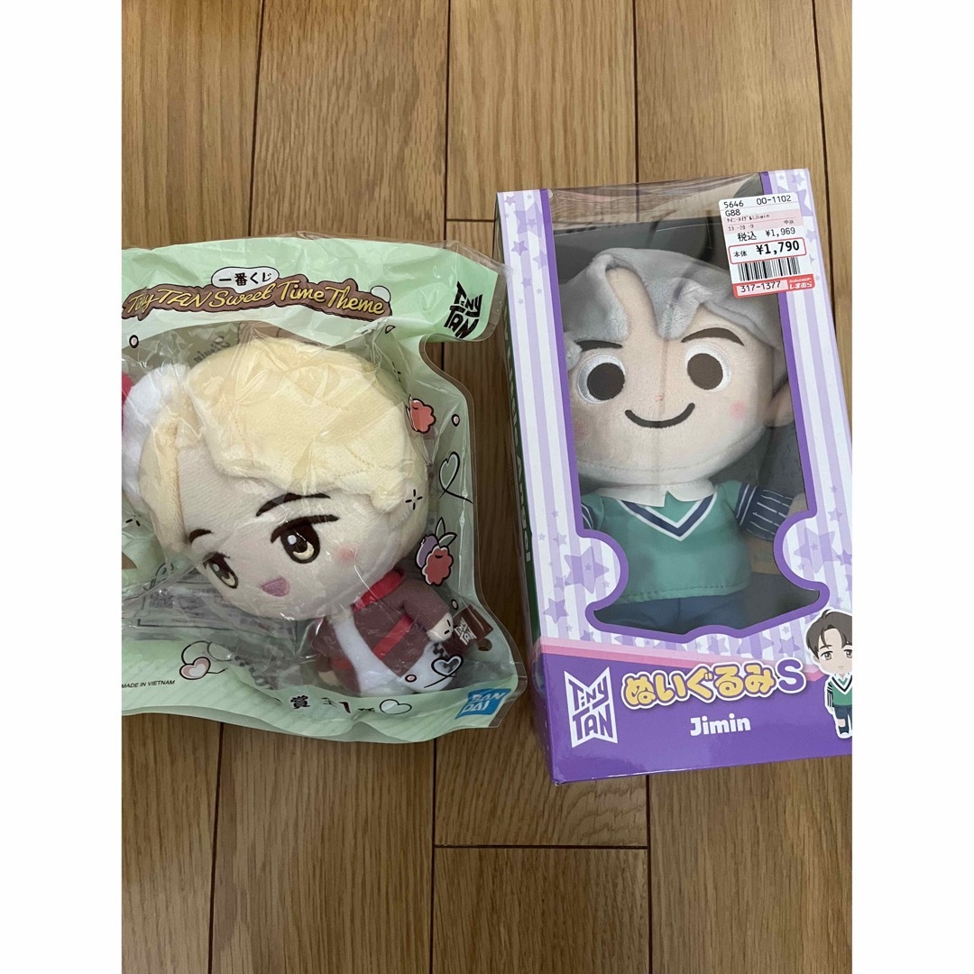 しまむら BT21 BTS tinytan ぬいぐるみ 新品 ジミン 一番くじ エンタメ/ホビーのタレントグッズ(アイドルグッズ)の商品写真