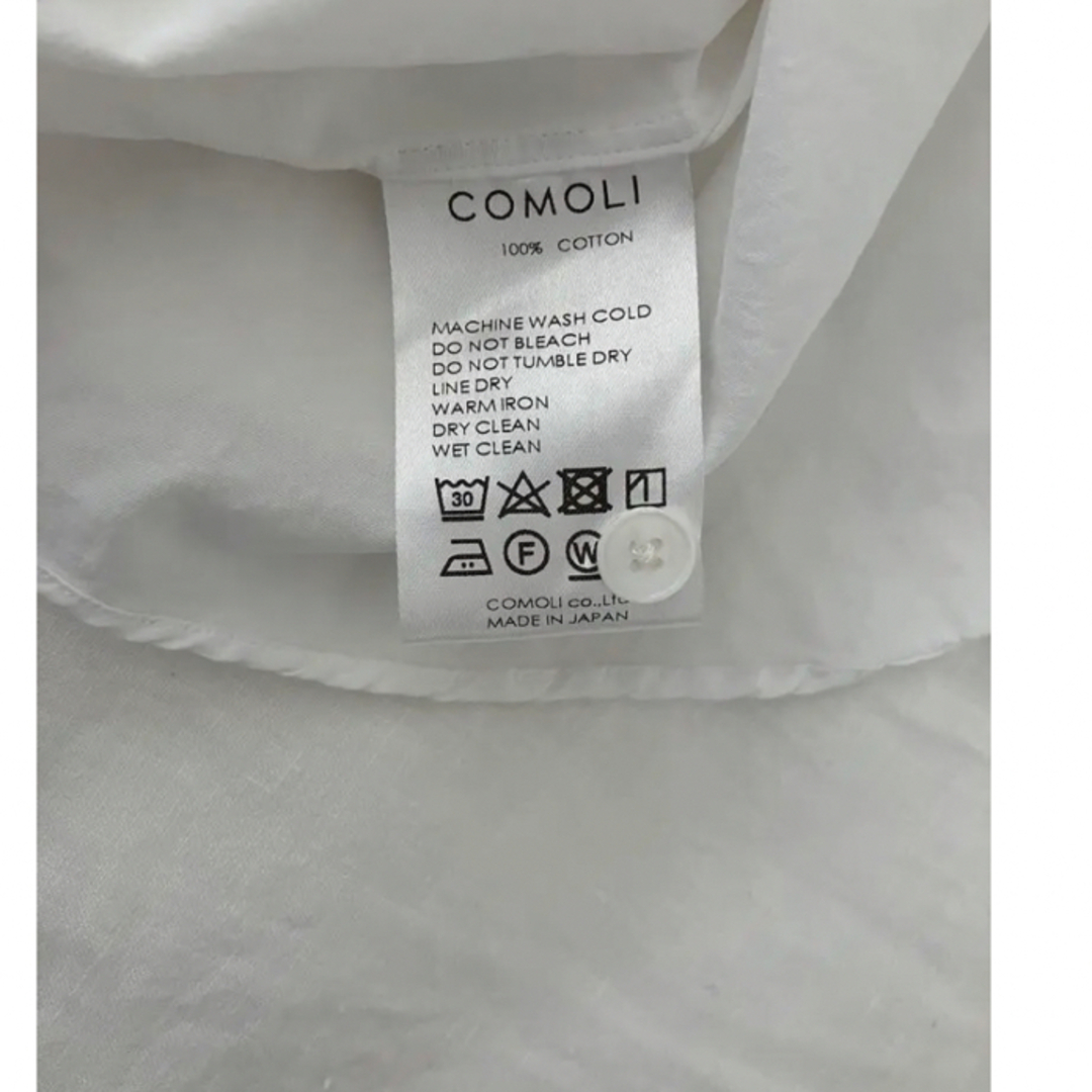 COMOLI(コモリ)のcomoli shirt size1 White 20aw メンズのトップス(シャツ)の商品写真