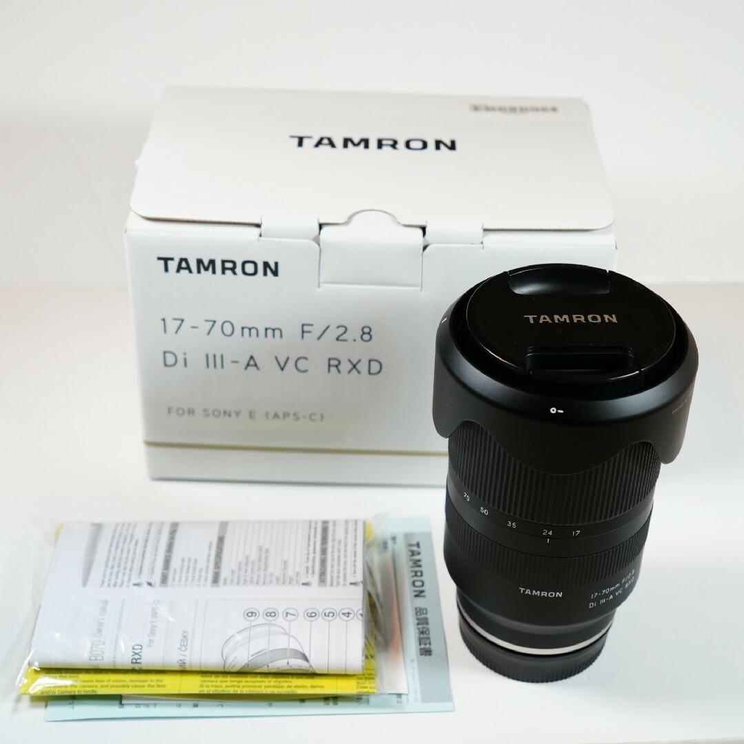 TAMRON(タムロン)のTAMRON 17-70mm F2.8 ソニー Eマウント用 B070 スマホ/家電/カメラのカメラ(その他)の商品写真