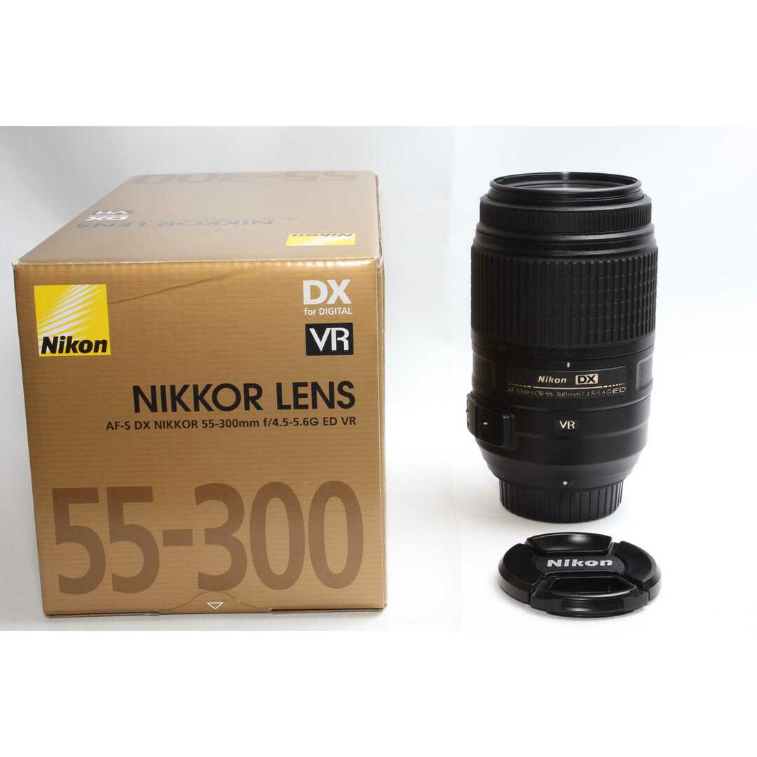 Nikon(ニコン)の❤️望遠レンズ❤️Nikon AF-S 55-300mm VR レンズ スマホ/家電/カメラのカメラ(レンズ(ズーム))の商品写真