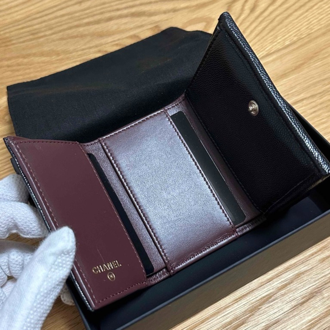 【新品未使用♪】CHANEL 三つ折り財布 財布 ミニ財布