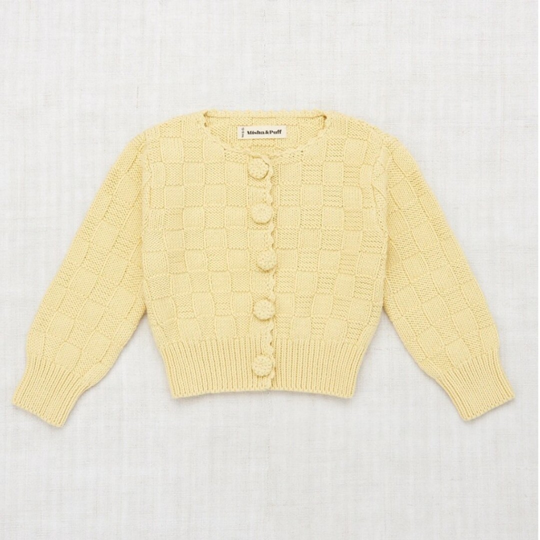 □新品未使用□misha&puff□Basketweave Cardiganキッズ服女の子用(90cm~)