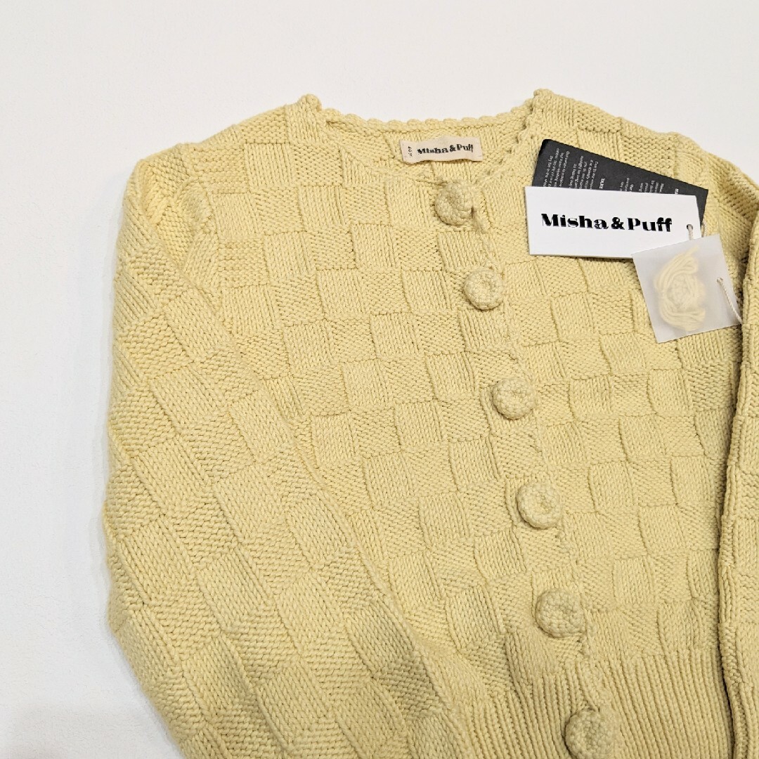 □新品未使用□misha\u0026puff□Basketweave Cardigan