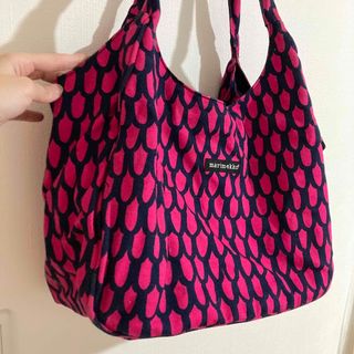 マリメッコ(marimekko)のマリメッコ☆レア！美品☆マチ付き ファスナー付きバッグ(ボストンバッグ)