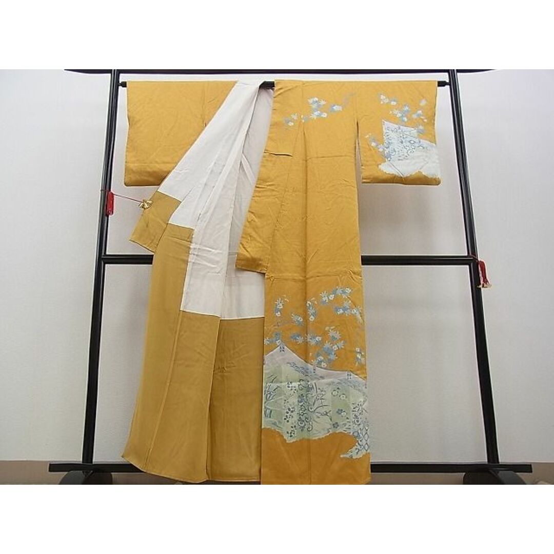 平和屋野田店■訪問着 吉祥囲楓文 逸品 n-kv1788