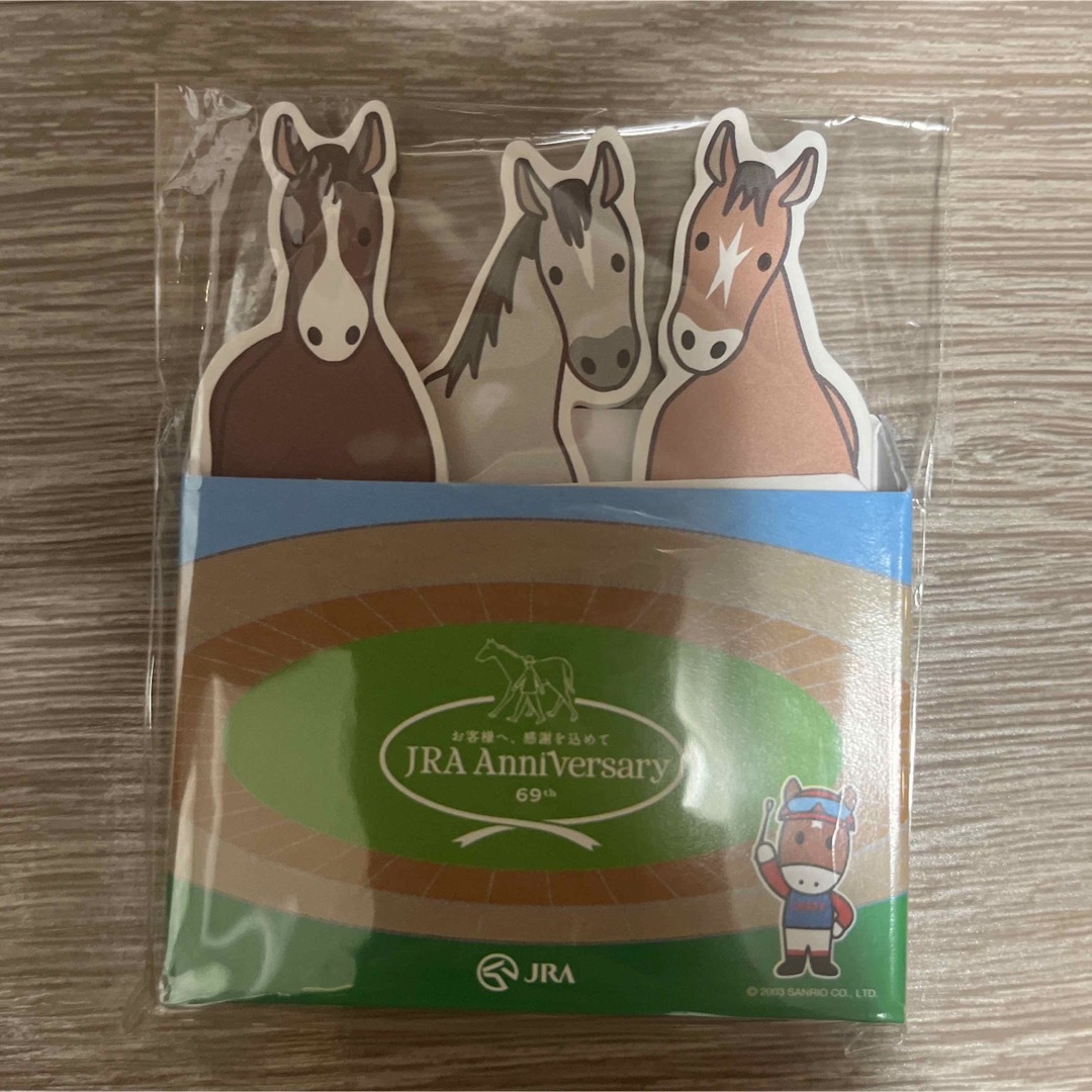 中山競馬場　非売品　メモ帳 エンタメ/ホビーのコレクション(ノベルティグッズ)の商品写真