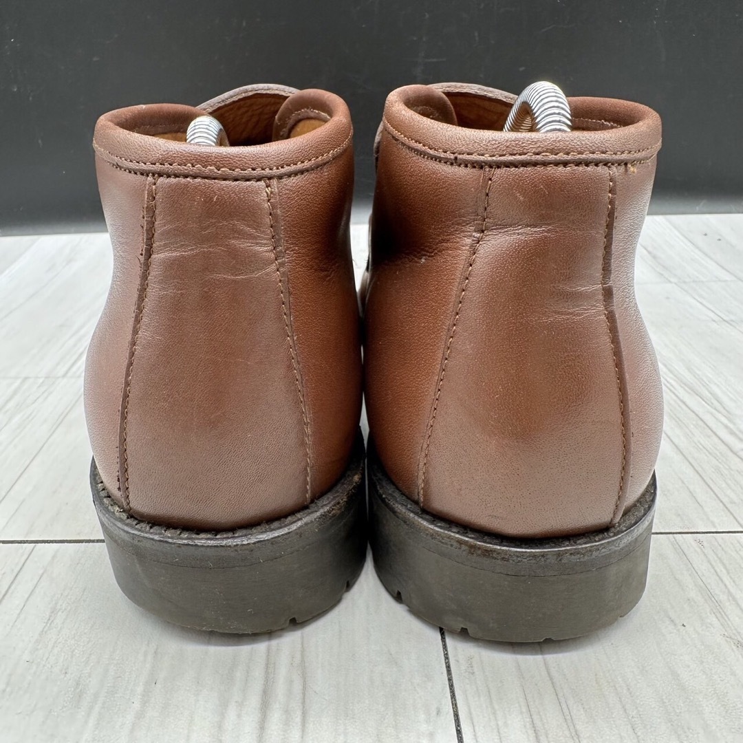 【GUCCI】グッチ 24.5 ホースビット ショートブーツ レザー ブラウン