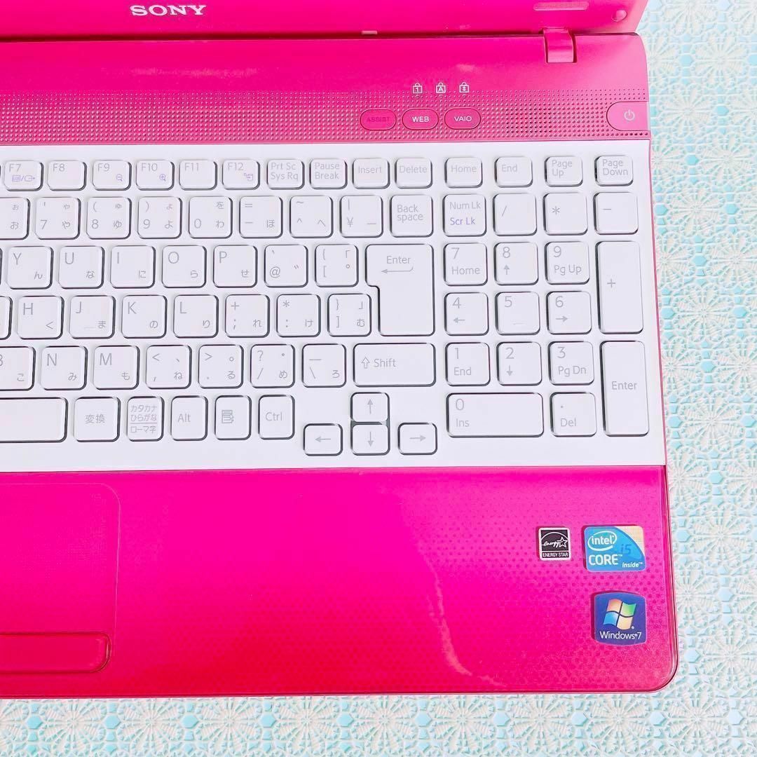 SONY - 早い者勝ち✨️可愛いピンク✨️VAIOノートパソコン✨WEBカメラ ...