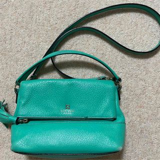 ケイトスペードニューヨーク(kate spade new york)のケイトスペード ショルダーバッグ ハンドバッグ　2wayバッグ　グリーン(ハンドバッグ)