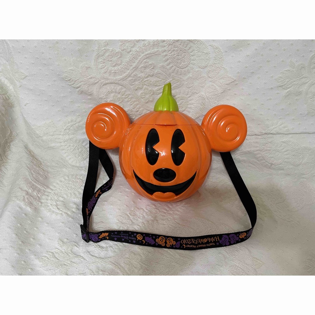 Disney(ディズニー)のディズニー　ポップコーンバケット　かぼちゃミッキー　ハロウィン エンタメ/ホビーのおもちゃ/ぬいぐるみ(キャラクターグッズ)の商品写真