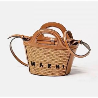 MARNI　マルニ　かごバッグ　ピクニックバック　ストーンホワイト